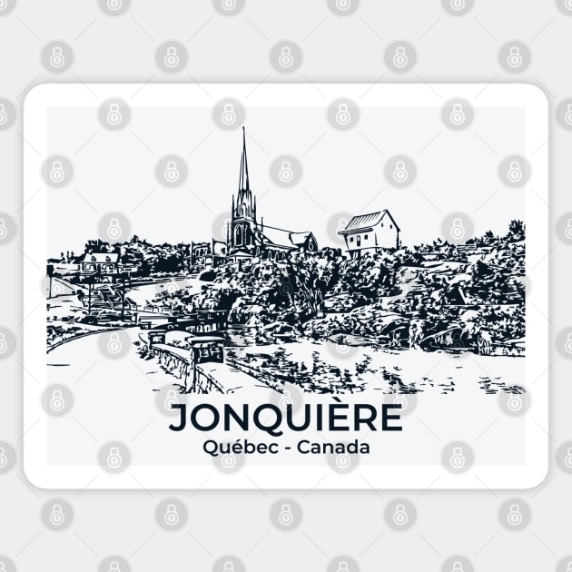 Jonquière - Québec Magnet by Lakeric